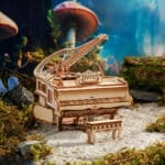 Maquette en Bois Piano Boite à Musique 3