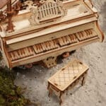 Maquette en Bois Piano Boite à Musique 4