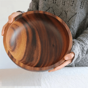 Saladier en Bois Artisanal en Acacia 2