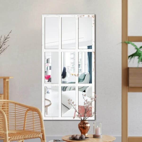 Miroir rectangulaire en bois design 3