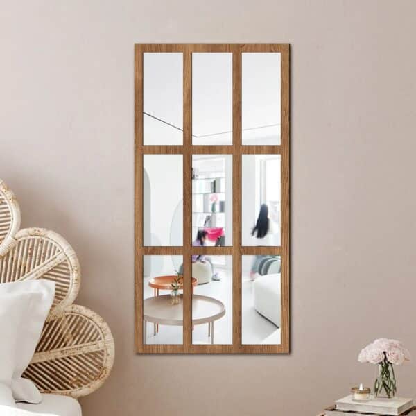 Miroir rectangulaire en bois design 2